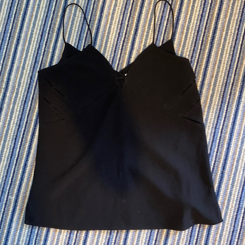 Black Strappy Top - Cooper and Ella